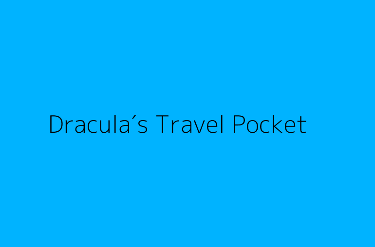 Dracula´s Travel Pocket